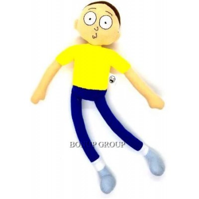 Мягкая игрушка  МОРТИ СМИТ WEBER TOYS плюшевый герой мультсериала Рик и Морти 30 cм NEW 225194014