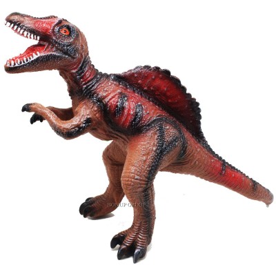 Детская фигурка Динозавр Тиранозавр Boni Toys резиновый звук коричневый 43 см NEW 225195490