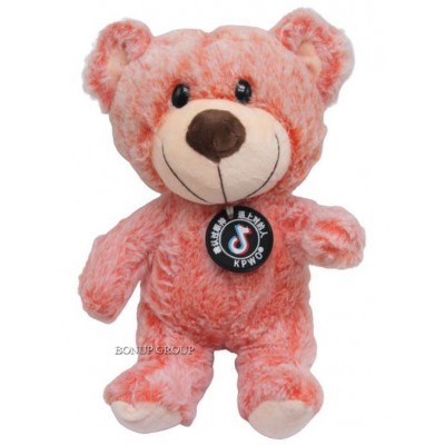 Мягкая игрушка Мишка TIK TOK JEHU TOYS плюшевый персиковый 25 см NEW 225197107