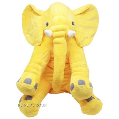 Мягкая игрушка подушка Слоник Chuangfa Toys Elephant плюшевый желтый 50 см 225206275