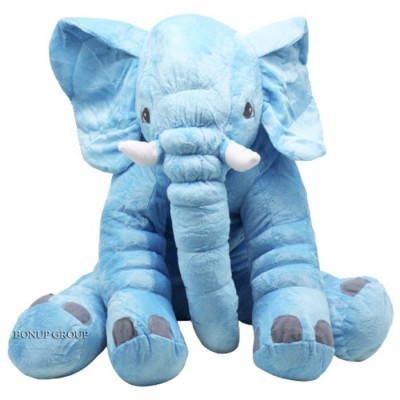Мягкая игрушка подушка Слоник Chuangfa Toys Elephant плюшевый голубой 50 см 225206278