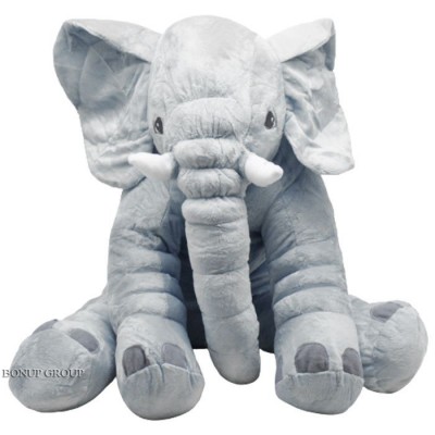 Мягкая игрушка подушка Слоник Chuangfa Toys Elephant плюшевый серый 50 см 225206279