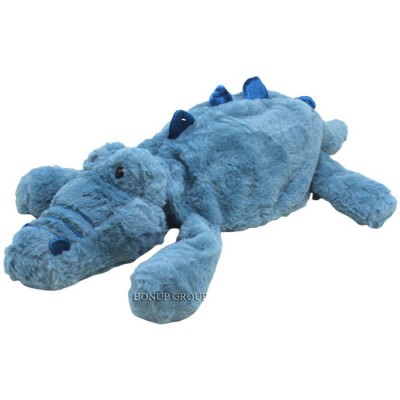 Детская мягкая игрушка подушка Крокодил Геннадий An Da Toys обнимашка плюшевый синий 55 см 255218331
