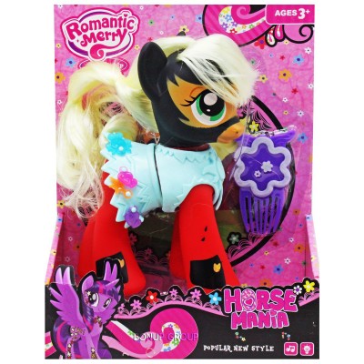 Детская игровая Фигурка Пони Модница Can Fa Toys персонаж мультсериала My Little Pony свет звук красный 18 см 225232316