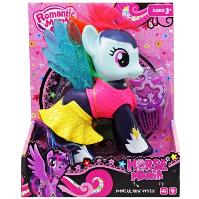 Детская игровая Фигурка Пони Модница Can Fa Toys персонаж мультсериала My Little Pony свет звук голубой 18 см 225232318