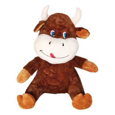 Мягкая игрушка Бычок Can Fa Toys плюшевый коричневый 60 см 225151119