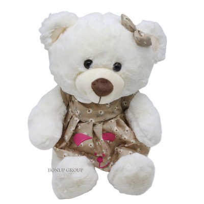 Мягкая игрушка Мишка в коричневом Can Fa Toys плюшевый белый 39 см  225153830