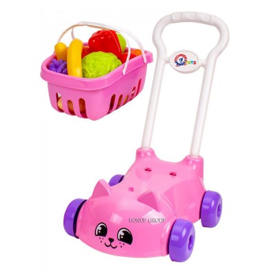 Детский игровой набор Тележка для покупок Shoppig  ТЕХНОК розовый 46 см 225160409