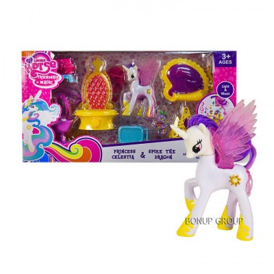 Детский игровой набор LOVELY HORSE Can Fa Toys персонаж мультсериала звук свет аксессуары разноцветный 50 см 225173292
