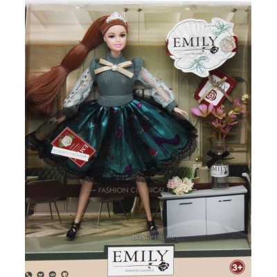 Кукла  EMILY FASHION CLASSICS M.Toys шарнирная с подвижными руками ногами аксессуары 29 см NEW 225175031