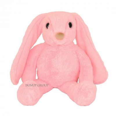 Детская мягкая игрушка Зайка Lovely Pink Tigres плюшевый розовый  30 см 225176027