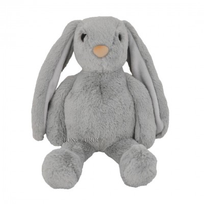 Детская мягкая игрушка Зайка LOVELY GRAY Tigres плюшевый серый 30 см 225176028