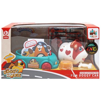 Детская игровой набор интерактивный Веселый собачий автомобиль Can Fa Toys звук движение аксессуары разноцветный 31 см 225177106