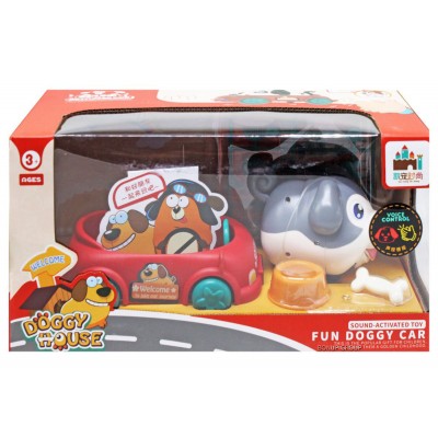 Детская игровой набор интерактивный Веселый собачий автомобиль Can Fa Toys звук движение аксессуары разноцветный 31 см 225177107