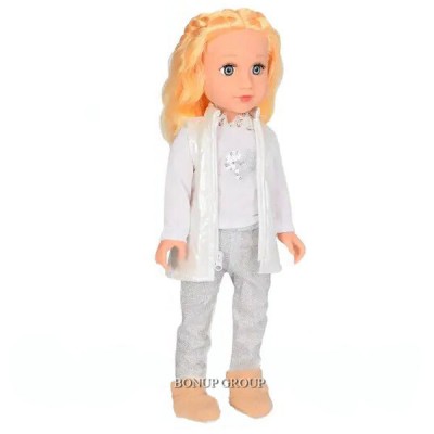 Детская кукла блондинка Андриана в костюме Chuangfa Toys розовый 42 см 225188082