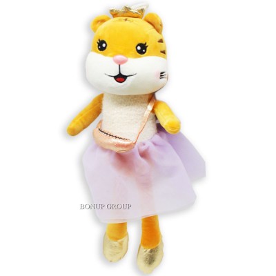 Мягкая игрушка гламурная Белочка  CH Toys плюшевая в сиреневом 40 см NEW 225188196
