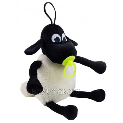 Мягкая игрушка Баранчик Тимми  с соской  лимонной  Weber Toys подвеска 36 см NEW 225191030
