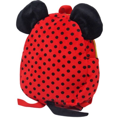 Детский рюкзак игрушка 2в1 Микки Маус Лакки ТМ Копица плюшевый Mickey Mouse Disney красный 26 см 225191575