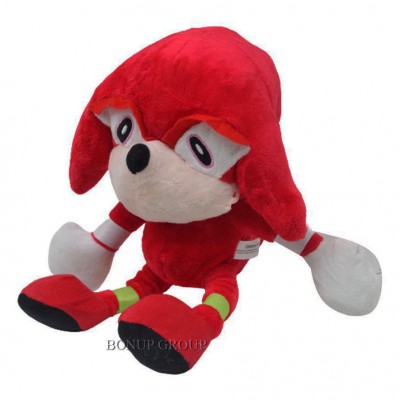 Детская мягкая игрушка Ехидна Наклз  Bei Yu Toys плюшевый герой компьютерной игры Sonic the Hedgehog 30 см красный NEW 225191828