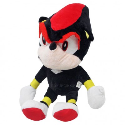 Детская мягкая игрушка Ёж Шэдоу Bei Yu Toys плюшевый герой компьютерной игры Sonic Adventure 2 черный 30 см  NEW 225191839