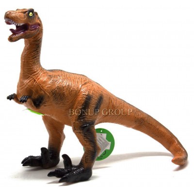 Детская фигурка Динозавр Велоцираптор YG Toys резиновый большой звук 3+ NEW 225120196