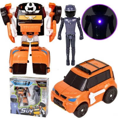  Игровой набор трансформер робот тобот Атлон Tobot SUV и Байкербот 14 см TOBOT5 с фигуркой персонажа мультфильма Тобот 225121108