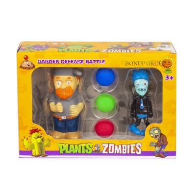 Детский игровой набор BEI JIA TOYS Растения против зомби: Безумный Дейв и зомби мумия 225121143n