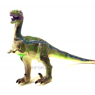 Детская фигурка Динозавр Велоцираптор YG Toys резиновый большой звук 3+ NEW 225121157