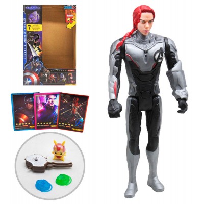  Игровая Коллекционная Фигурка ЧЕРНАЯ ВДОВА Avengers Мстители персонаж вселенной Марвел 29см звук свет 225156134