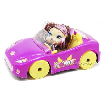 Игрушка модный щенок VIP PETS CH Toys с машинкой для девочек 225168690