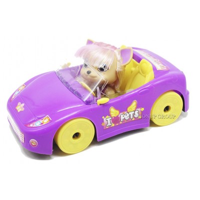 Игрушка модный щенок VIP PETS CH Toys с машинкой для девочек 225168691