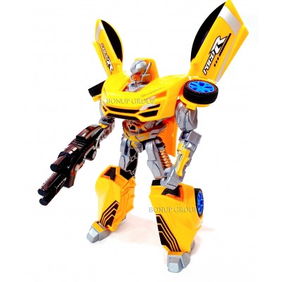  Игрушка робот трансформер XINTAIYUAN TOYS спотивная машина высота робота 22 см 225169351