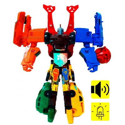 Игрушка робот трансформер TOBOT GIGA MINI 25 см свет звук 225170501