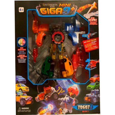 Игрушка робот трансформер TOBOT GIGA MINI 24 см свет 225174898