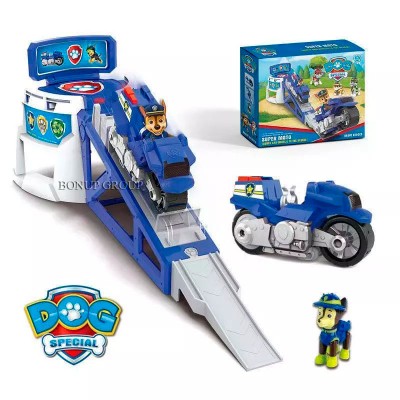 Детский набор игровой щенячий патруль игрушки Paw patrol щенок чейз персонаж мультфильма для детей мотощенки с машинками базой башня штаб трек трамплин 225175778