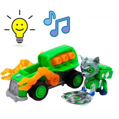  Игровой набор Paw Patrol Герои-спасатели РОККИ и машинка герои мультфильма Щенячий Патруль 225180713