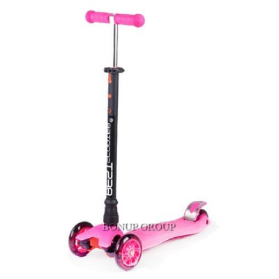  Детский самокат Best Scooter четырехколесный розовый 225182256n