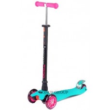 Детский самокат четырехколесный Best Scooter бирюзовый 225182259n