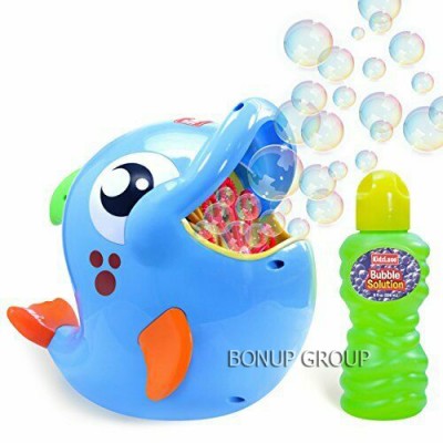 Детская установка для пускания пузырей Make Kids Smile игрушка генератор мыльных пузырей Дельфин синий NEW 225183637