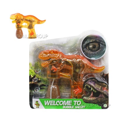   Детский пистолет для пускания мыльных пузырей Ao Xie Toys Динозавр тиранозавр свет звук NEW оранжевый 225186056