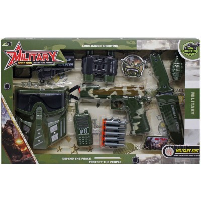 Детский набор Military Ao Xie Toys  развивающая игра с оружием и военными атрибутами зеленый NEW 225187950