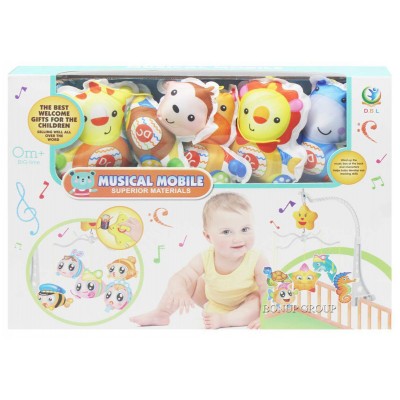 Музыкальный мобиль карусель на кроватку XangLei Toys заводной для новорожденных 225189408