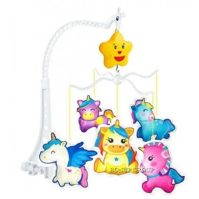 Музыкальный мобиль карусель на кроватку XangLei Toys заводной для новорожденных 225189409