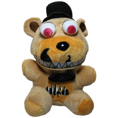 Мягкая игрушка Аниматроник кошмарный медведь Bei Yu Toys персонаж игры FNAF бежевый 18 см NEW 225191864