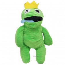 Детская мягкая игрушка Зеленый монстр Радужные друзья Роблокс Can Fa Toys плюшевый персонаж игры Rainbow Friends Roblox зеленый 30 см 255207313