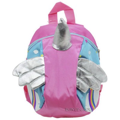 Детский рюкзак Единорог с ушками MA TIAN TOYS для девочек розовый 25 см 225207585
