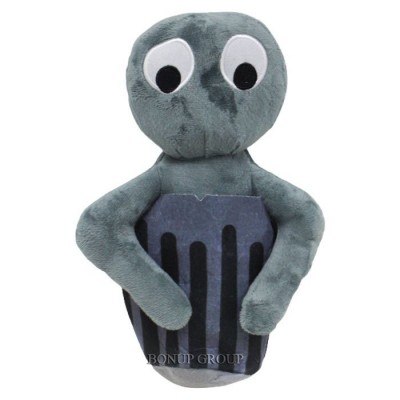 Детская мягкая игрушка Серый мусорный монстр Радужные друзья Can Fa Toys персонаж игры Rainbow Friends серый 17 см 255208158