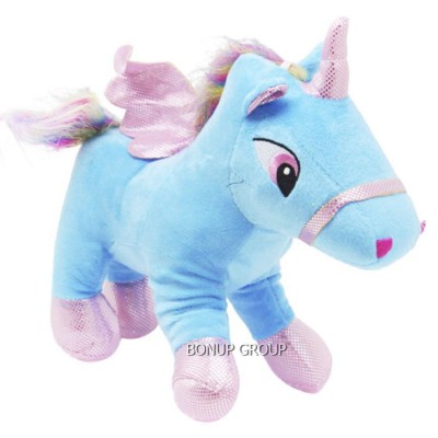 Детская мягкая игрушка Единорог  CAN FA TOYS плюшевый голубой 26 см 225211257