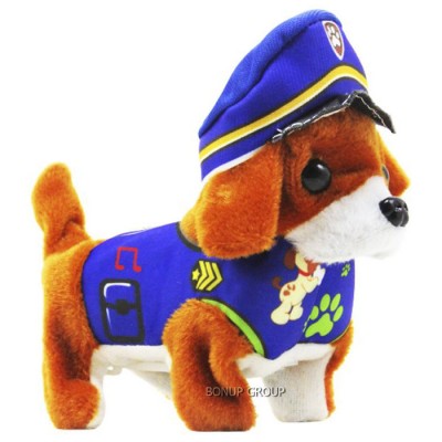 Интерактивная игрушка собачка Гончик Щенячий патруль CAN FA TOYS плюшевый герой мультсериала движение звук 16 см коричневый 225212956