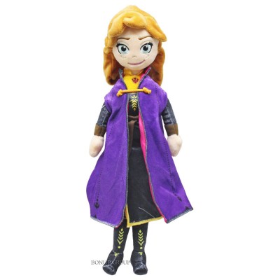 Детская мягкая игрушка Холодное сердце Анна в плаще Best Fun Toys кукла плюшевая персонаж мультфильма Frozen разноцветный 55 см 255213207